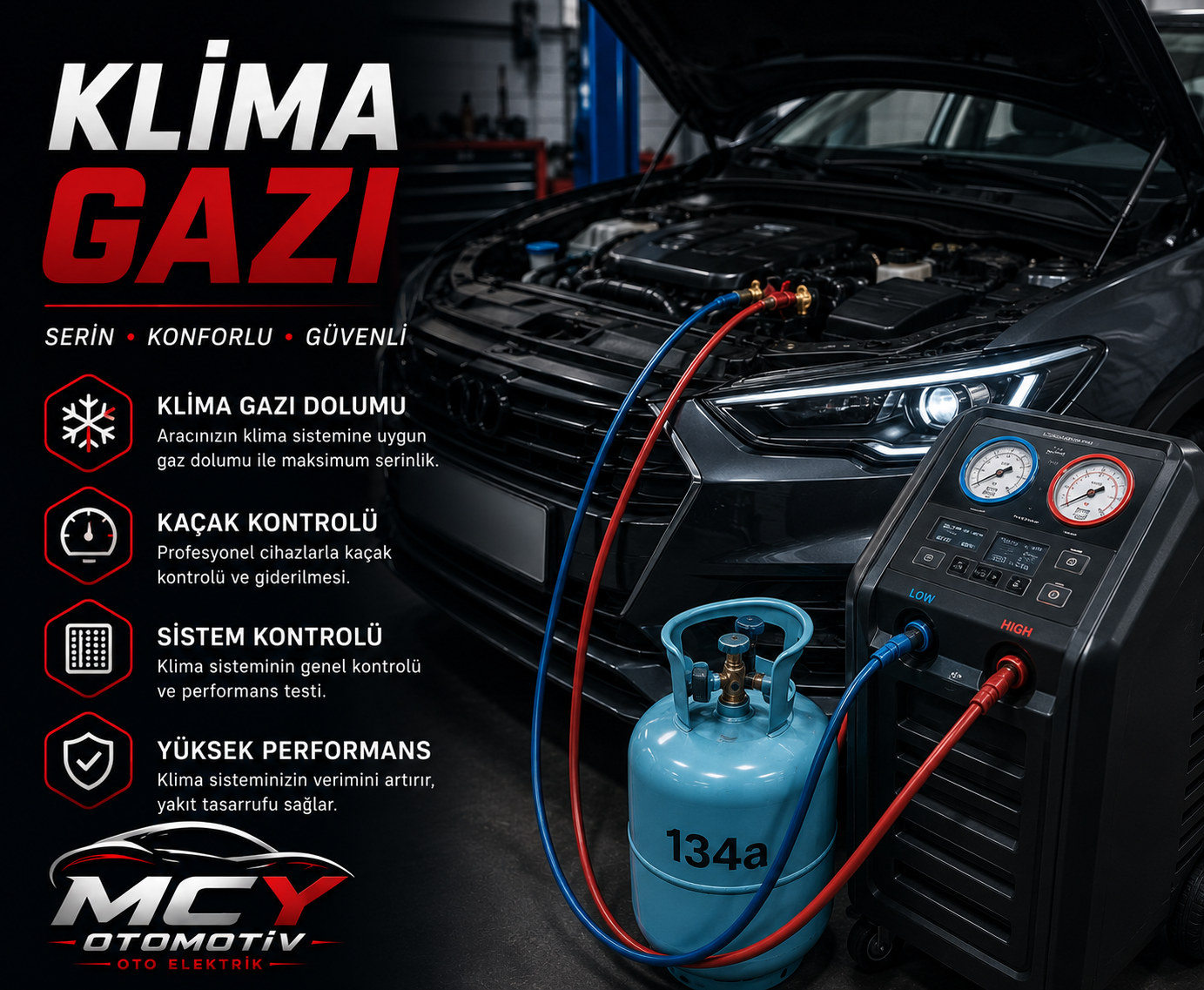 Oto Klima Gazı Dolumu